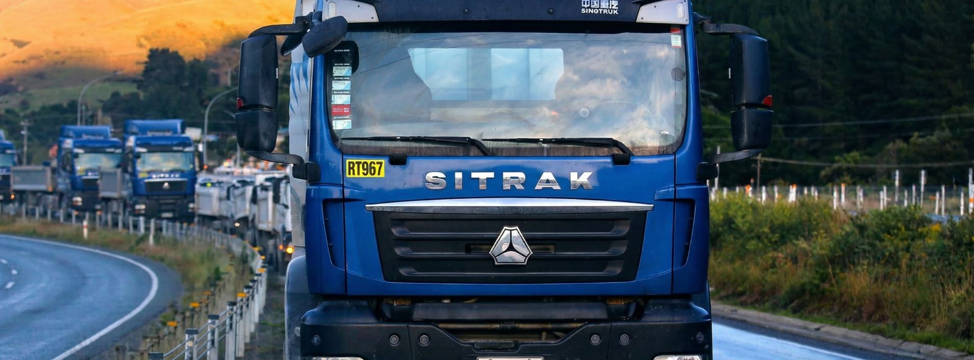 Sinotruk HOWO tractor truck Banner.