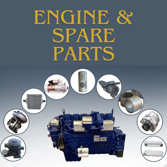 Engine and spare parts.