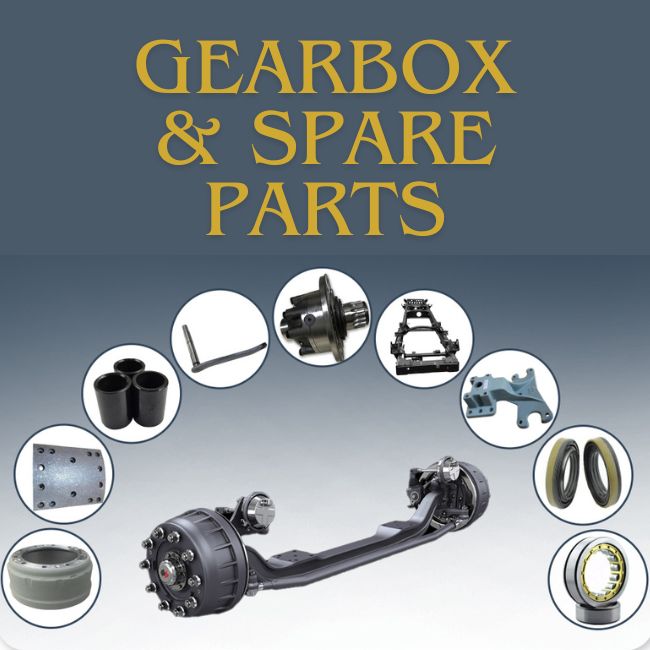 Gearbox and spare parts.
