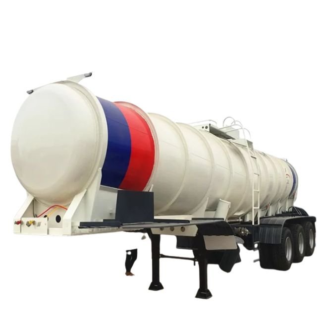 20000 To 40000 Liters Chemical Liquid Acid Tanker Trailer.