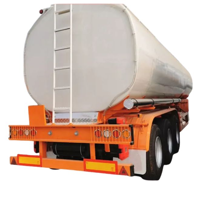 45 Cubic Meters 4 Compartments Carbon Steel Tank Trailer.