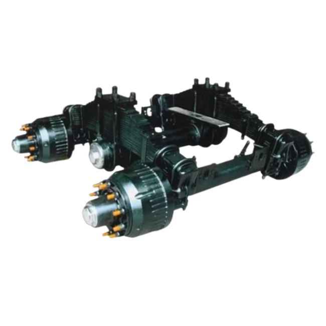 Bogie trailer suspension.