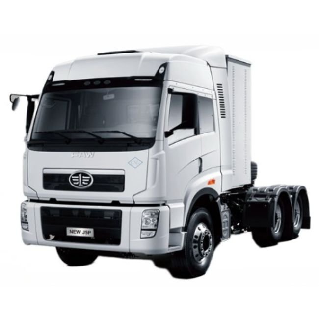 FAW trucks new j5c cng tractor.