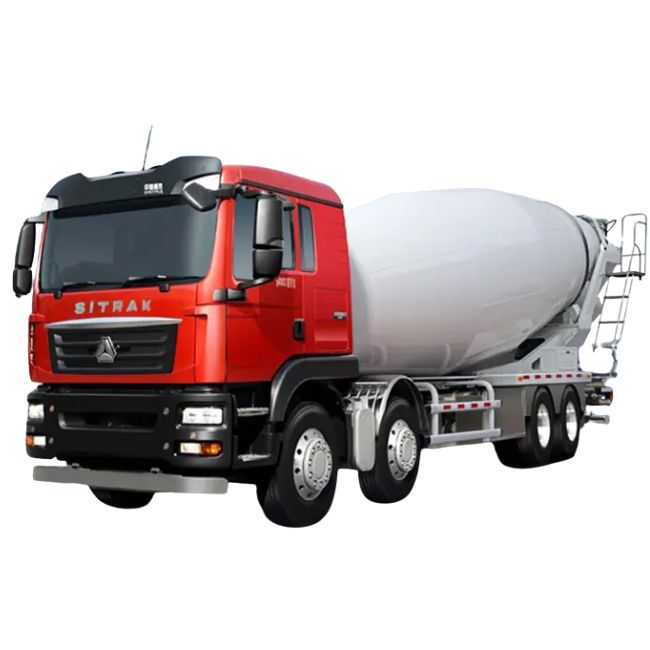 Sitrak C7H 8×4 Concrete Mixer Truck.