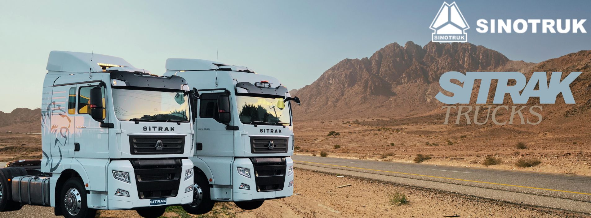 Sitrak Truck Banner Image.