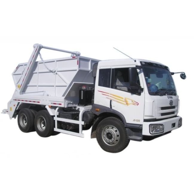 FAW Swing Arm Garbage Truck.